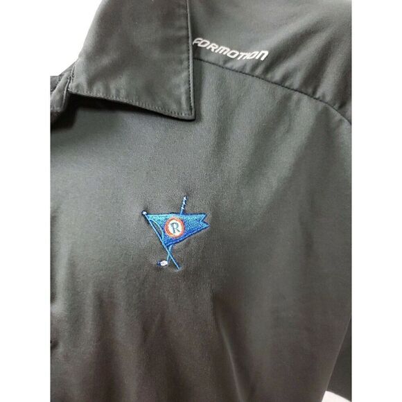 Adidas Clima Cool Black Golf Polo Shirt Size 2XL XXL Short Sleeve Ocean Reef Gol - Picture 4 of 9